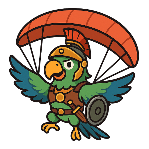 Parra-Glideator mascot